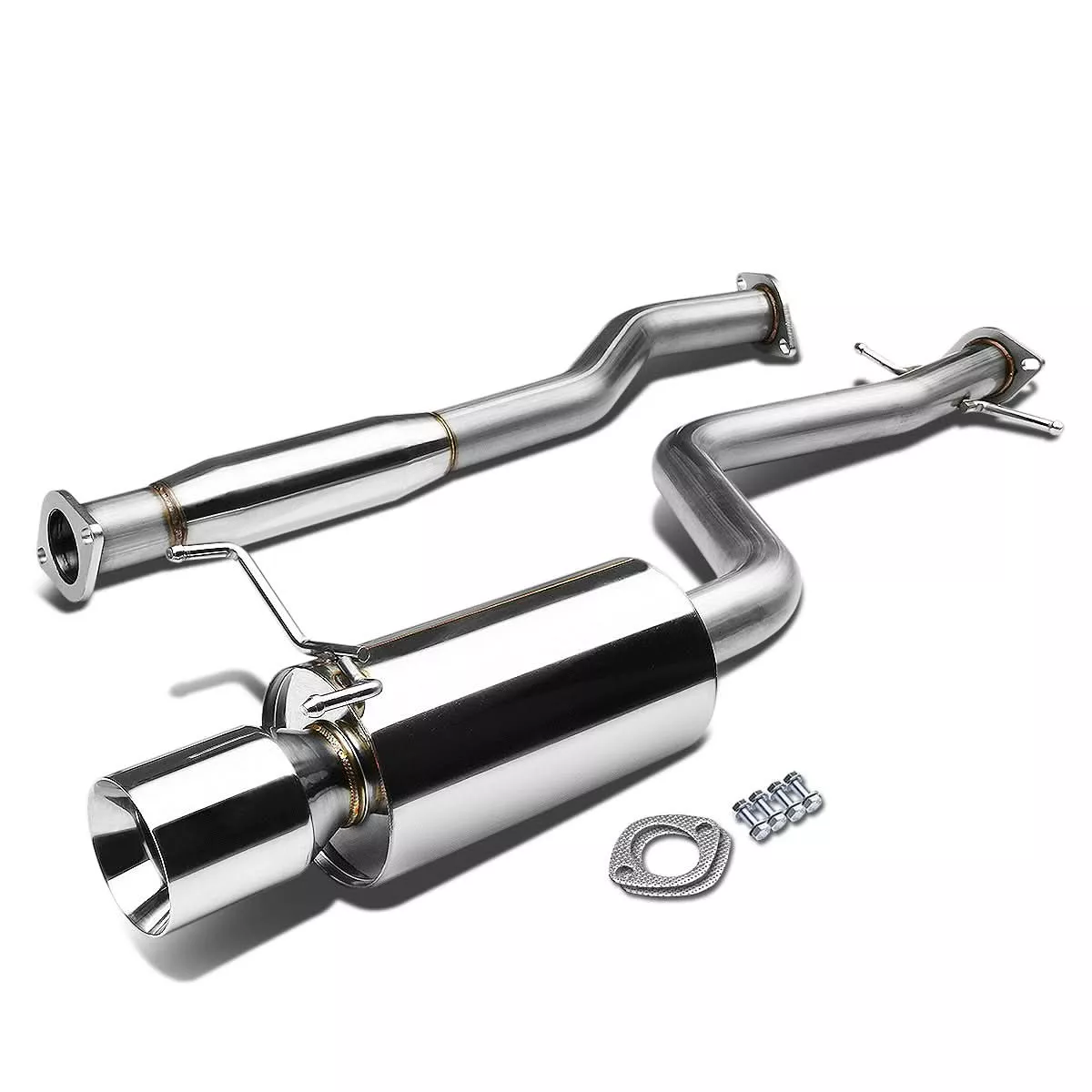 01-05-lexus-is300-single-rolled-tip-catback-exhaust-stainless-steel 01-05 Lexus IS300 Single Rolled Tip Catback Exhaust - Stainless Steel