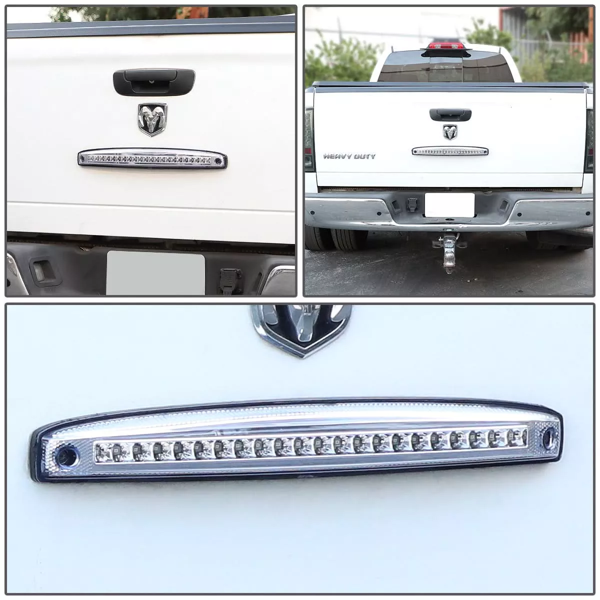 03-06-dodge-ram-2500-3500-led-tailgate-brake-light-chrome 03-06 Dodge Ram 2500 3500 LED Tailgate Brake Light - Chrome