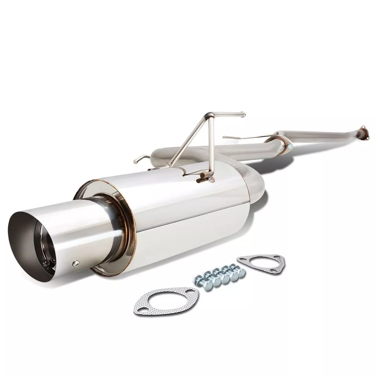 03-06-honda-accord-2dr-single-tip-catback-exhaust-stainless-steel 03-06 Honda Accord 2DR Single Tip Catback Exhaust - Stainless Steel