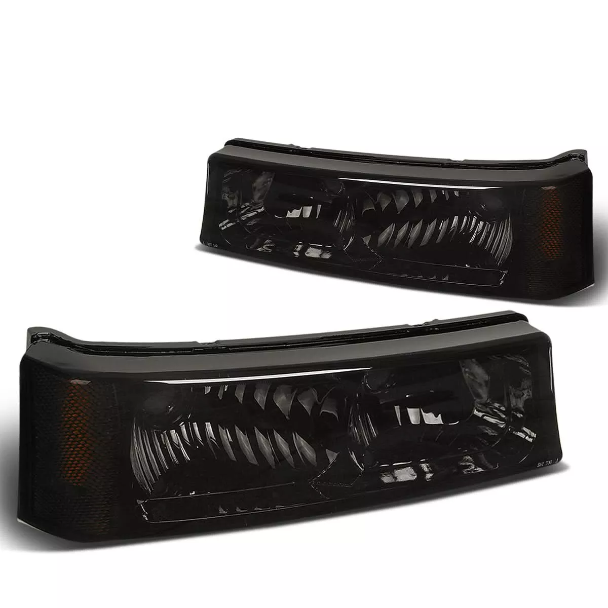 03-07-chevrolet-avalanche-silverado-smoke-amber-corner-bumper-lights 03-07 Chevrolet Avalanche Silverado Smoke Amber Corner Bumper Lights