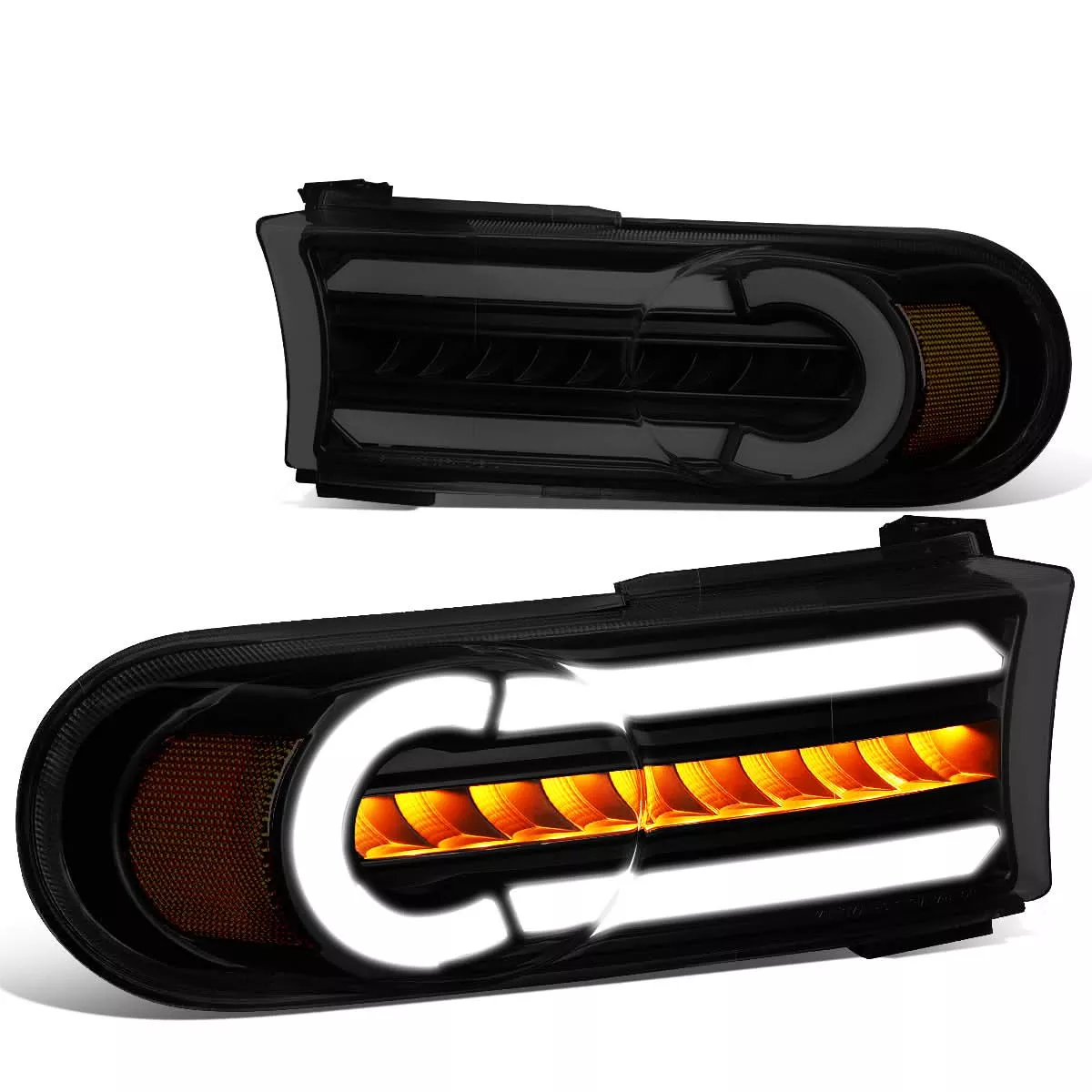 07-14-toyota-fj-cruiser-3d-led-drl-bumper-lights-2pc-smoke 07-14 Toyota FJ Cruiser 3D LED DRL Bumper Lights 2PC Smoke