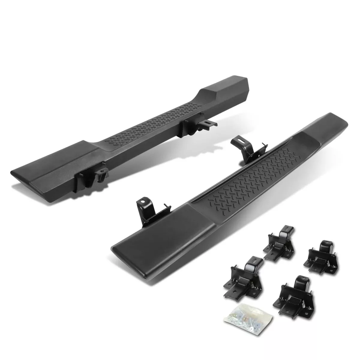 07-16-jeep-wrangler-2-door-factory-style-nerf-bar-step-bar-black 07-16 Jeep Wrangler 2 Door Factory Style Nerf Bar Step Bar Black