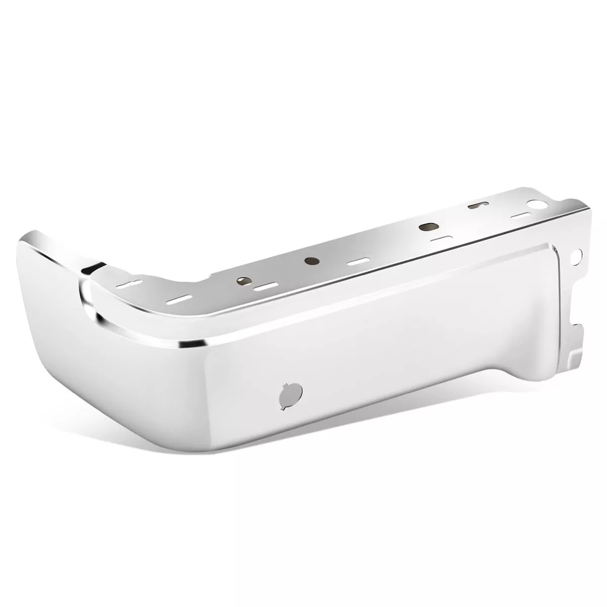 09-14-ford-f-150-fleetside-rear-bumper-cover-w-sensor-holes-chrome 09-14 Ford F-150 Fleetside Rear Bumper Cover w/ Sensor Holes Chrome