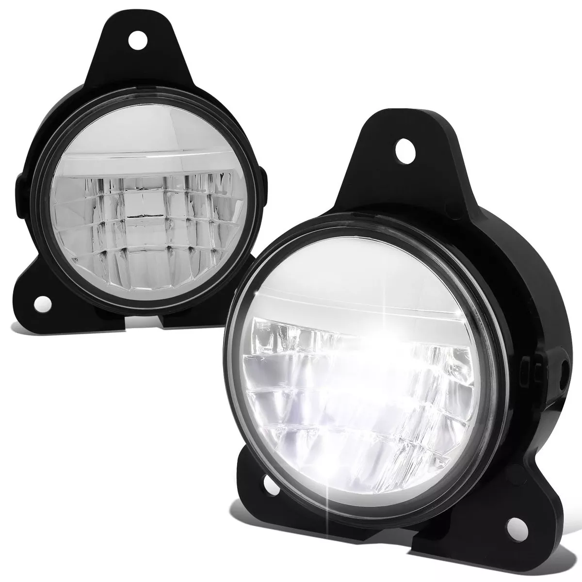 18-20 Volvo VNR Full LED Chrome Fog Lights - Reflector