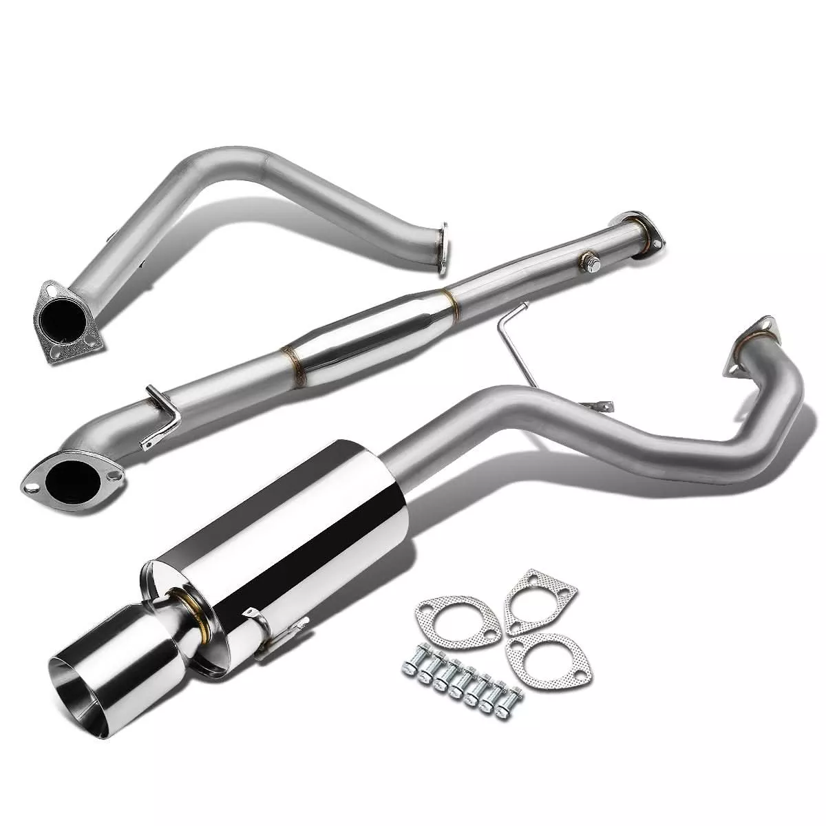 1999-2003-mitsubishi-galant-single-rolled-tip-catback-exhaust-stainless-steel 1999-2003 Mitsubishi Galant Single Rolled Tip Catback Exhaust Stainless Steel