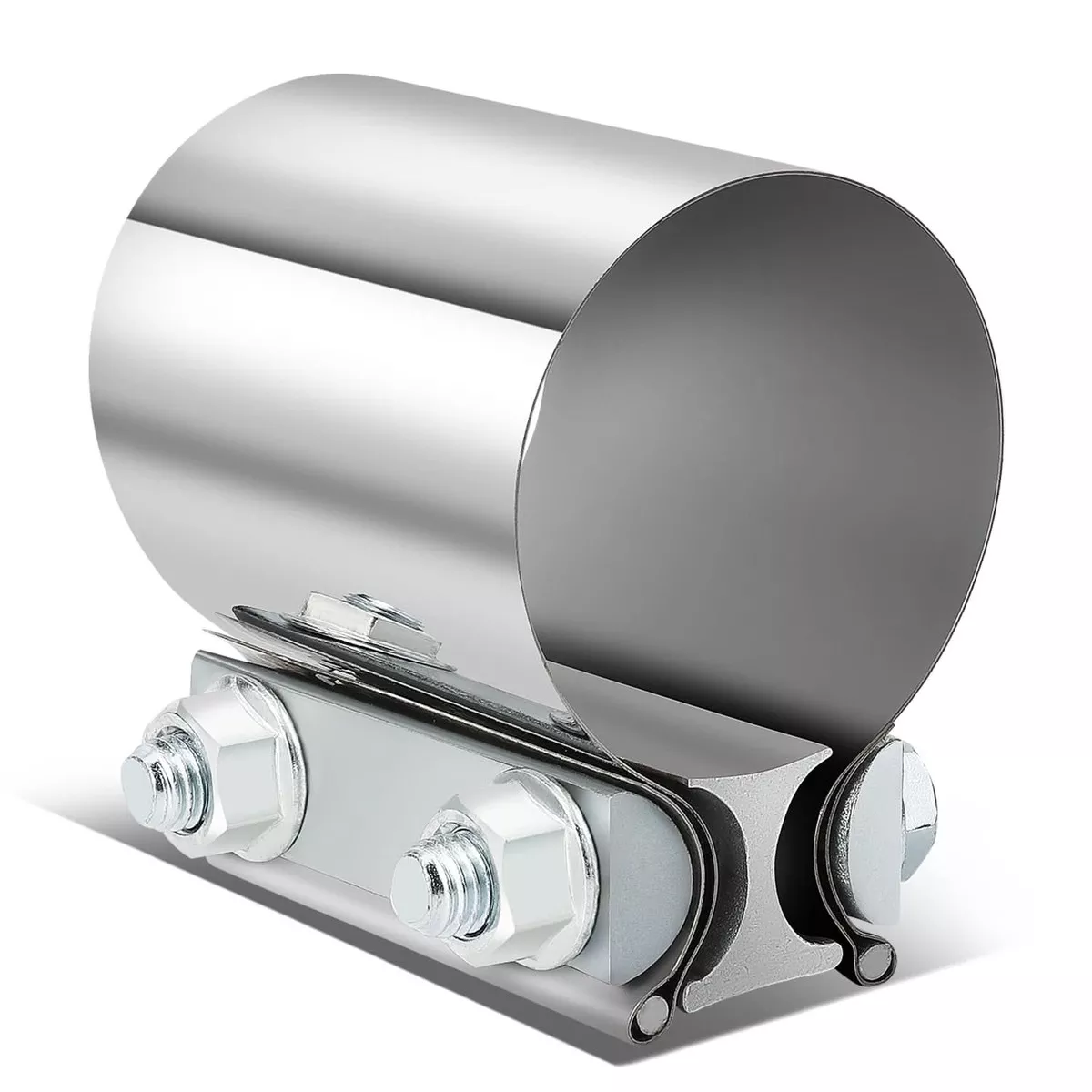 2-25-butt-joint-exhaust-band-clamp-muffler-coupler-stainless-steel 2.25" Butt Joint Exhaust Band Clamp Muffler Coupler Stainless Steel