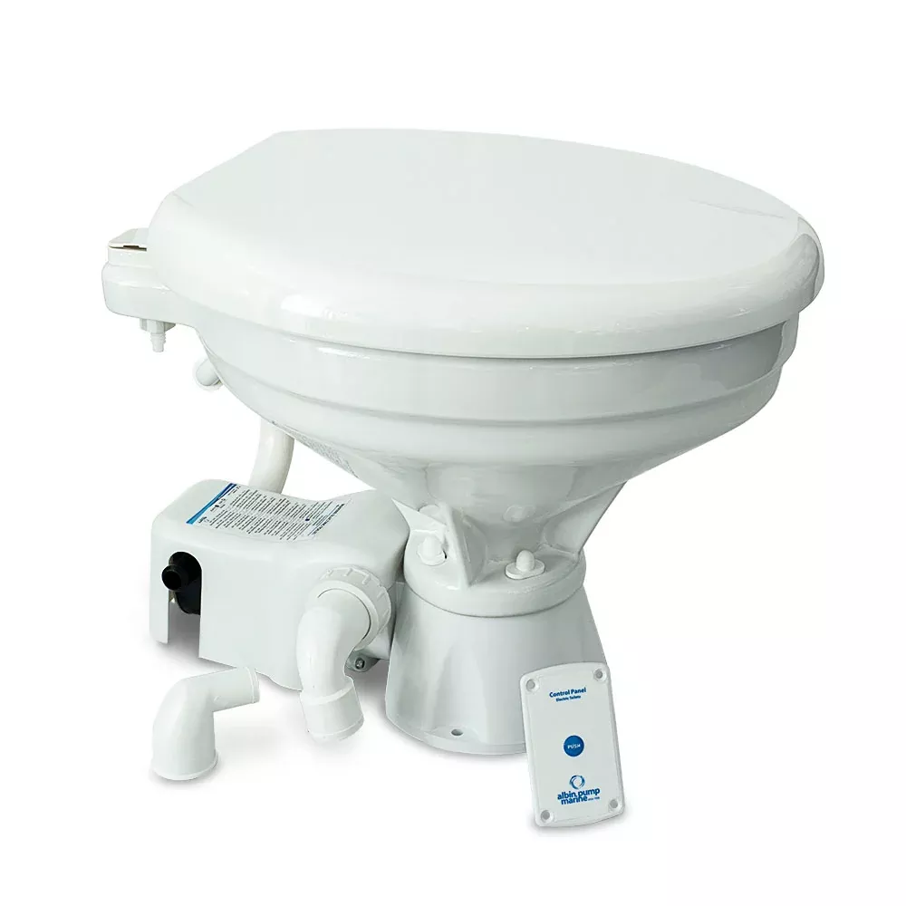 albin-group-marine-toilet-standard-electric-evo-comfort-12v Albin Group Marine Toilet Standard Electric EVO Comfort - 12V