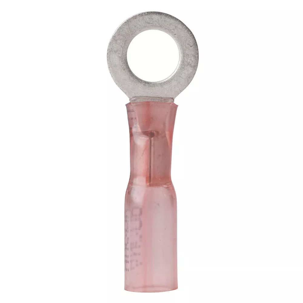 ancor-22-18-gauge-8-heat-shrink-ring-terminal-25-pack Ancor 22-18 Gauge - #8 Heat Shrink Ring Terminal - 25-Pack