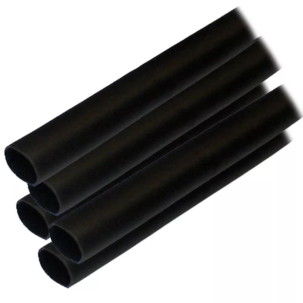 ancor-adhesive-lined-heat-shrink-tubing-alt-1-2-quot-x-6-quot-5-pack-black Ancor Adhesive Lined Heat Shrink Tubing (ALT) - 1/2" x 6" - 5-Pack - Black