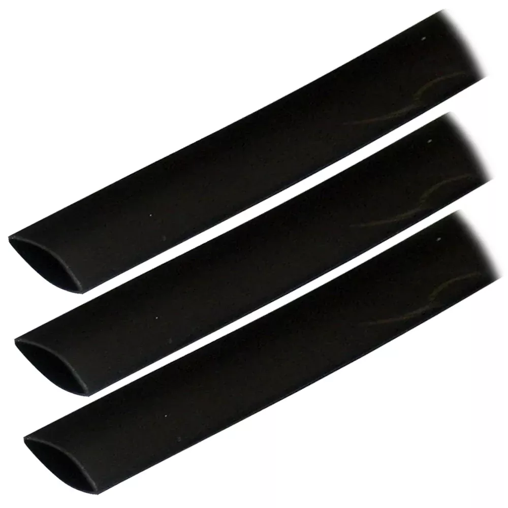 ancor-adhesive-lined-heat-shrink-tubing-alt-3-4-quot-x-3-quot-3-pack-black Ancor Adhesive Lined Heat Shrink Tubing (ALT) - 3/4" x 3" - 3-Pack - Black
