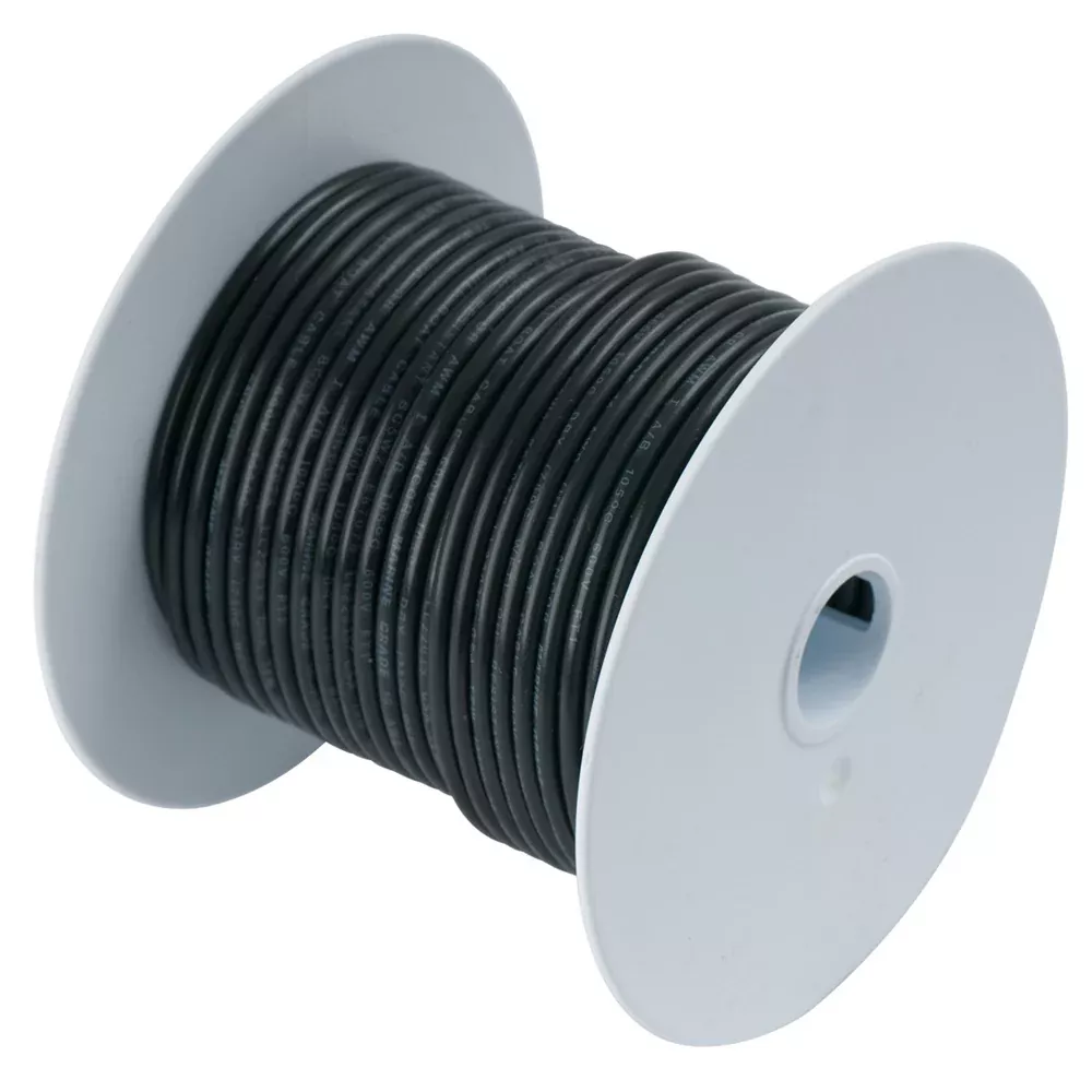 ancor-black-18-awg-copper-tinned-wire-1-000 Ancor Black 18 AWG Copper Tinned Wire - 1,000'