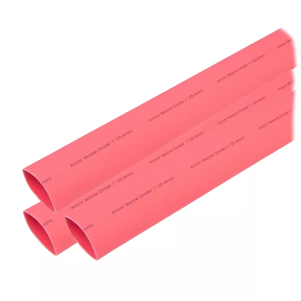 ancor-heat-shrink-tubing-1-x-3-red-3-pieces Ancor Heat Shrink Tubing 1" x 3" - Red (3 Pieces)
