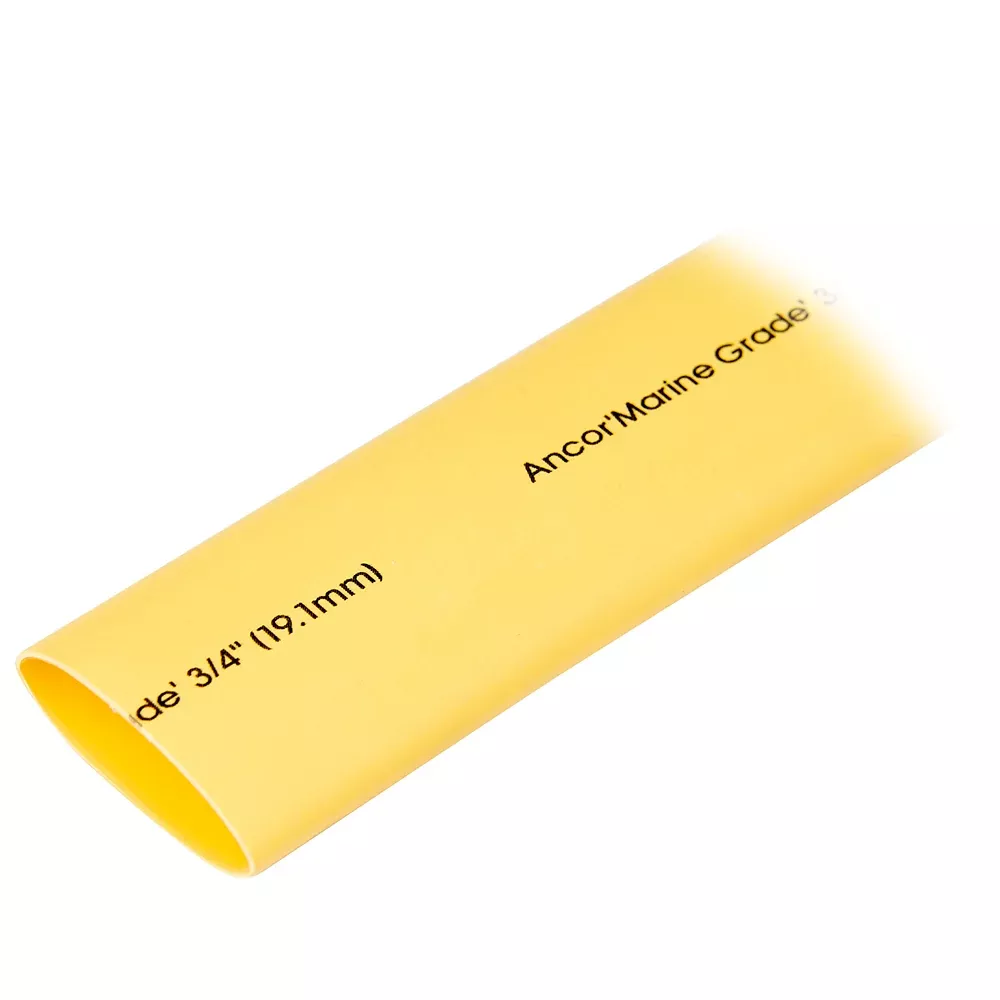 ancor-heat-shrink-tubing-3-4-x-48-yellow-1-piece Ancor Heat Shrink Tubing 3/4" x 48" - Yellow (1 Piece)