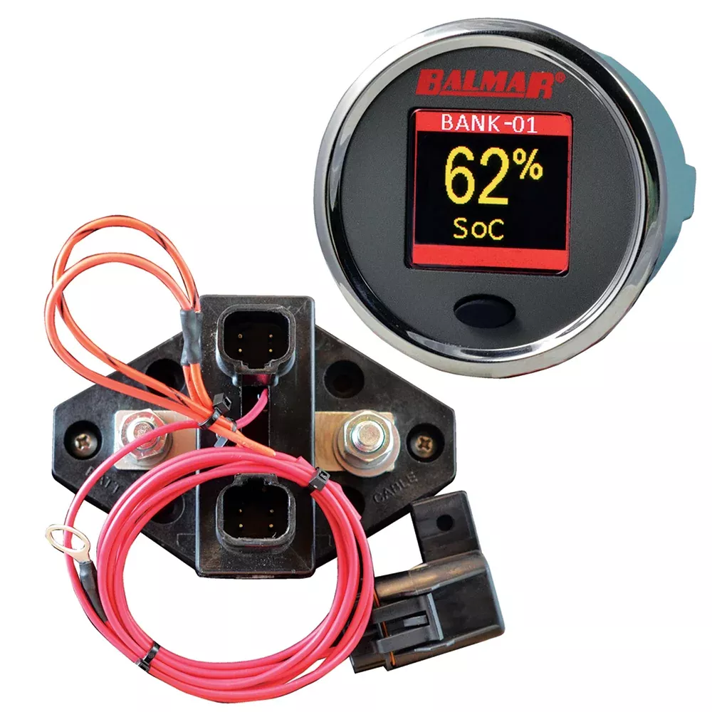 balmar-sg200-battery-monitor-kit-w-display-shunt10m-cable-12-48-vdc Balmar SG200 Battery Monitor Kit w/Display Shunt10M Cable - 12-48 VDC