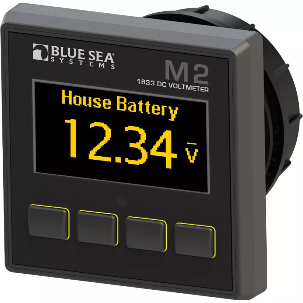 blue-sea-1833-m2-dc-voltmeter Blue Sea 1833 M2 DC Voltmeter