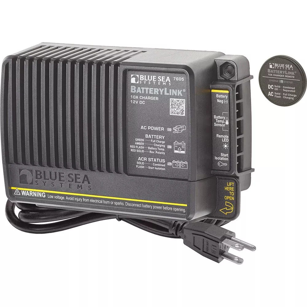 blue-sea-7605-batterylink-reg-charger-10amp-2-bank Blue Sea 7605 BatteryLink® Charger - 10Amp - 2-Bank