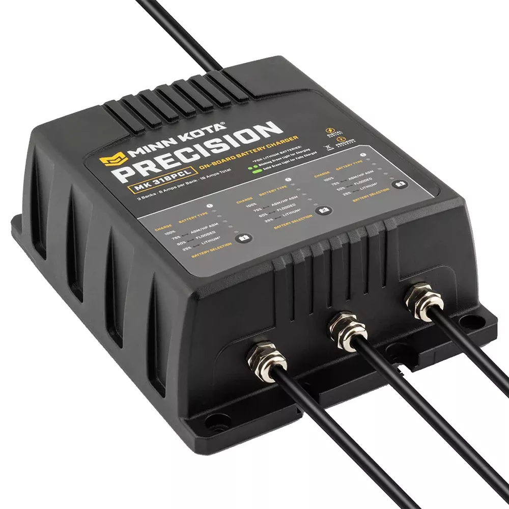 minn-kota-onboard-precision-charger-mk318-pcl-3-bank-x-6-amp-li-optimized-charge Minn Kota OnBoard Precision Charger MK318 PCL 3 Bank x 6 AMP LI Optimized Charger 1833181