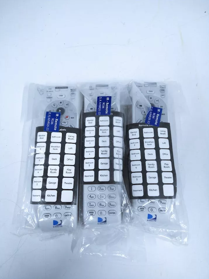 new-direct-tv-rc66-d-r-h-hr20-23-remote-control-3-pack -NEW- Direct TV RC66, D,R,H/HR20-23 Remote Control - 3 Pack
