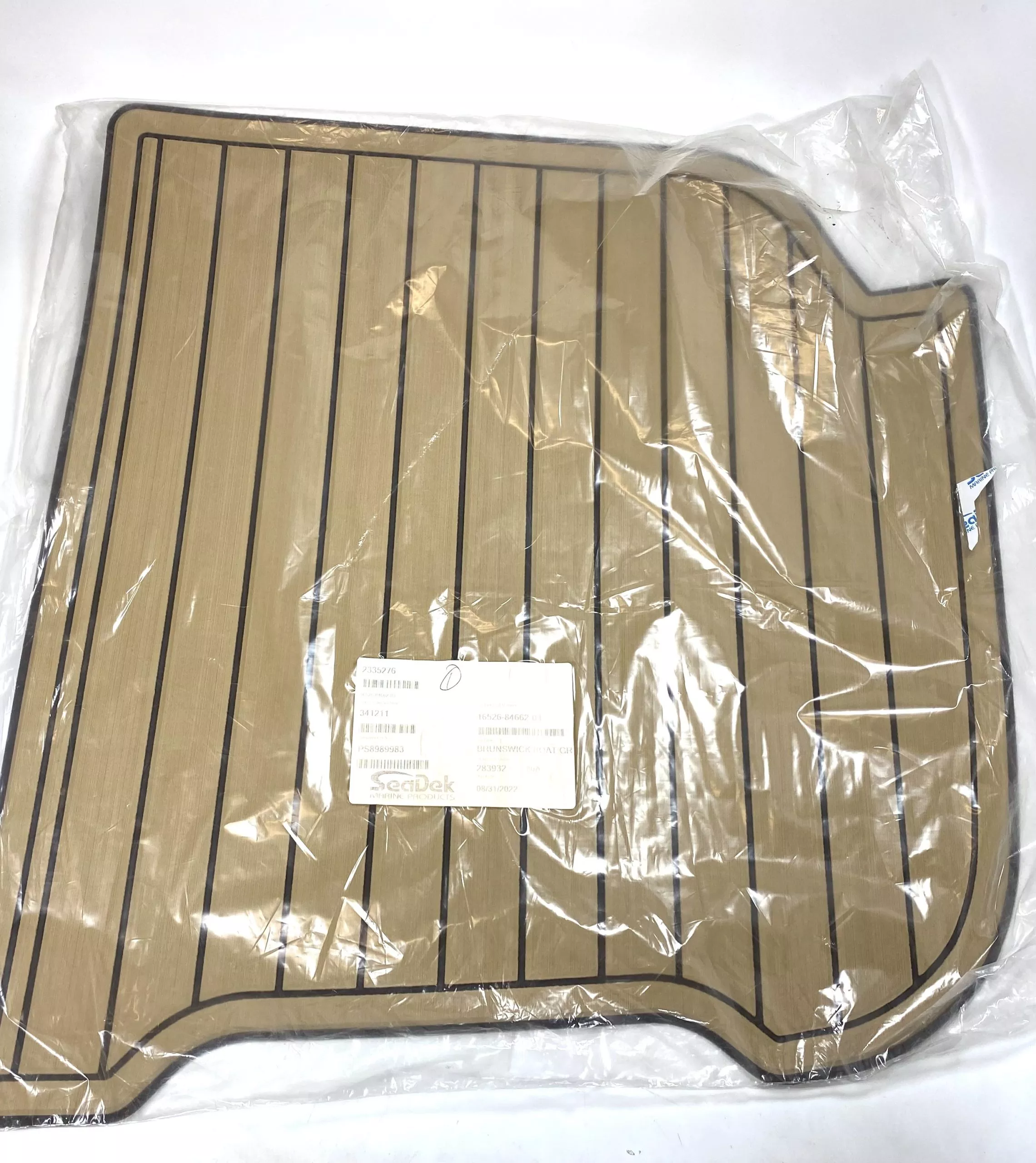new-seadek-swim-platform-mat-2015-sea-ray-270-dune-espresso-brushed -NEW- SeaDek Swim Platform Mat For 2015 Sea Ray 270 - Dune / Espresso Brushed
