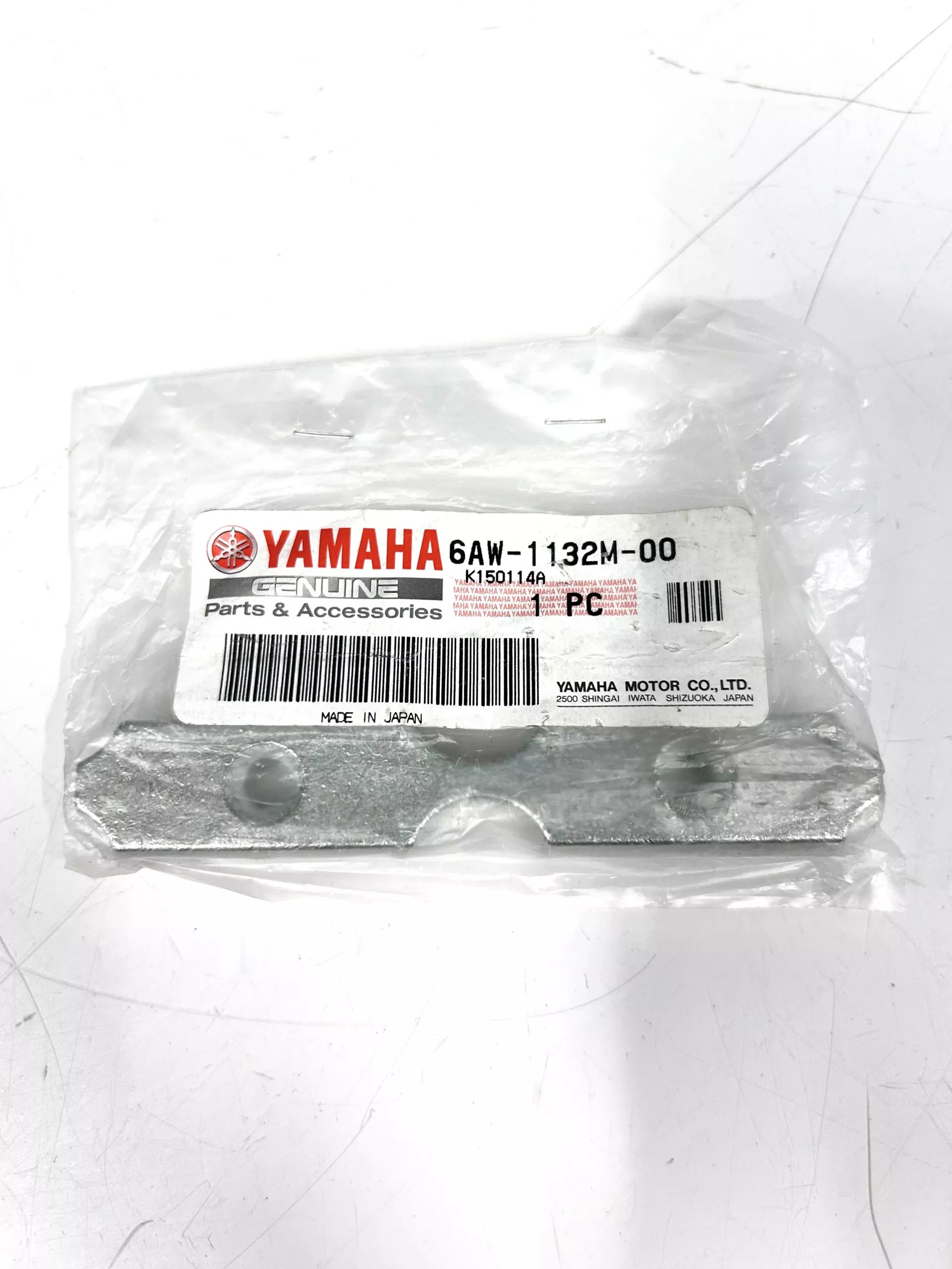 -NEW- Yamaha 6AW-1132M-00 , Exhaust Manifold Cover Anode , OEM