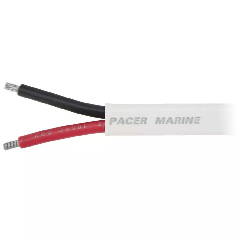 Pacer 12/2 AWG Duplex Cable - Flat Cable - Red/Black - 250' [W12/2DC-250]