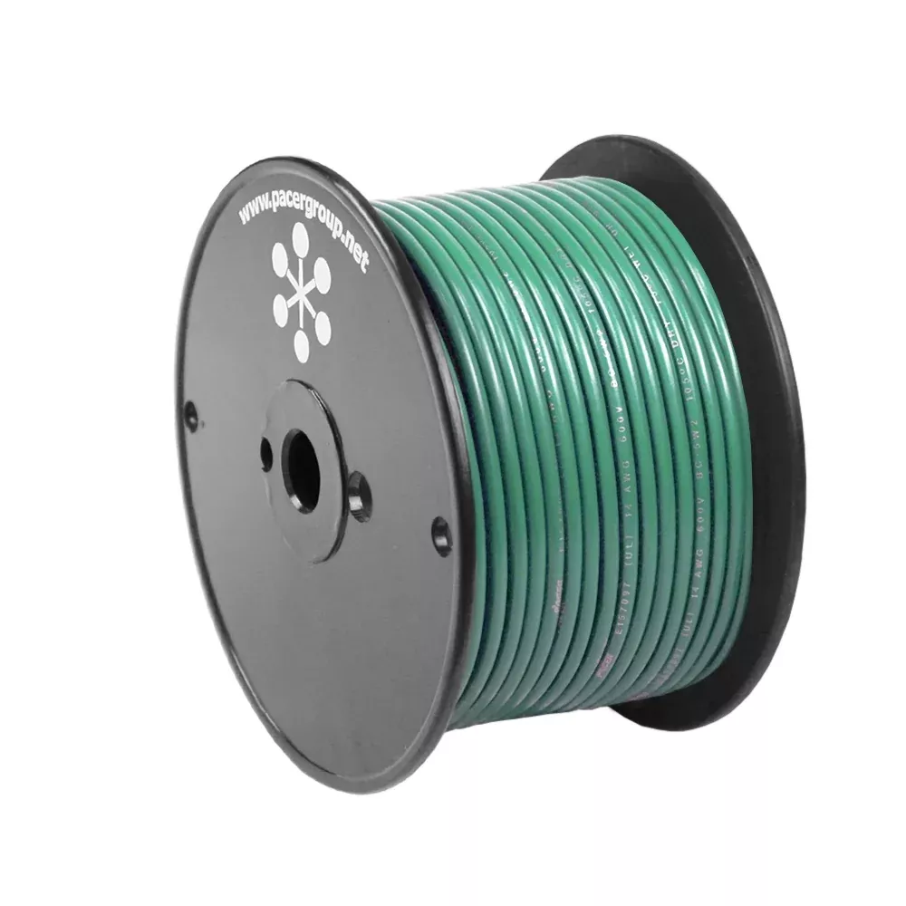 Pacer Green 8 AWG Primary Wire - 100[WUL8GN-100]