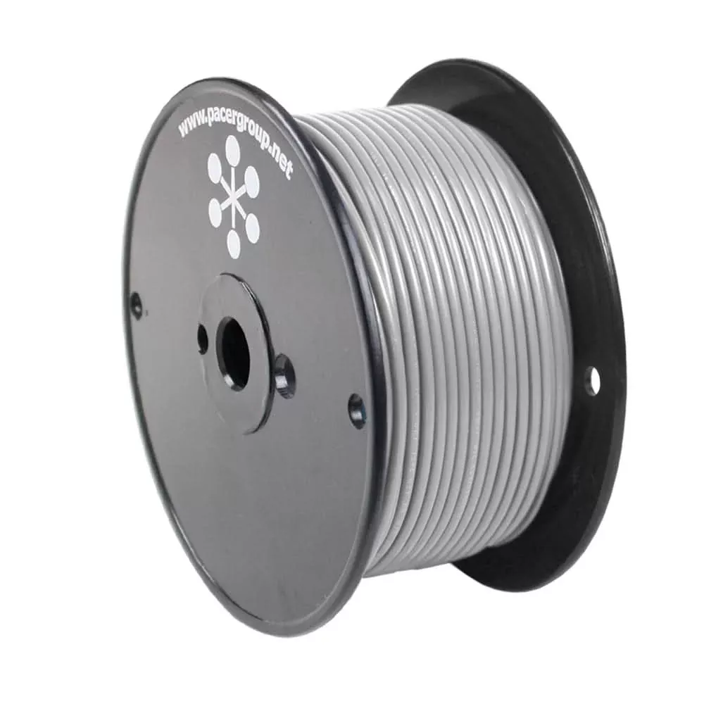 Pacer Grey 10 AWG Primary Wire - 250[WUL10GY-250]
