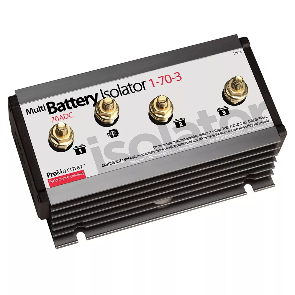 promariner-battery-isolator-1-alternator-3-battery-70-amp ProMariner Battery Isolator - 1 Alternator - 3 Battery - 70 Amp
