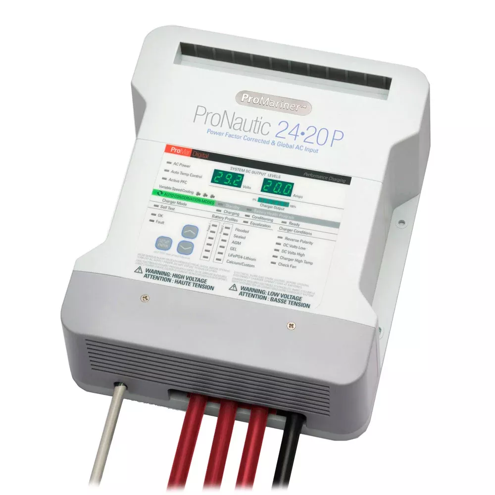promariner-pronautic-2420p-24v-20-amp-3-bank-battery-charger ProMariner ProNautic 2420P 24V 20 Amp 3 Bank Battery Charger