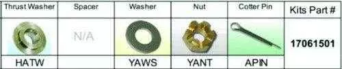 prop-hardware-kit-fixed-hub-honda-type Prop Hardware Kit Fixed Hub - Honda, Type A
