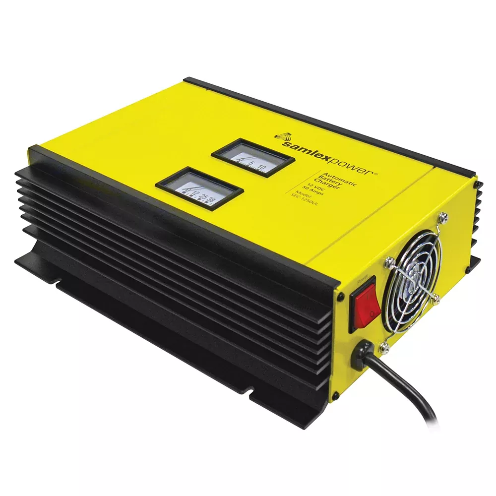 samlex-50a-battery-charger-12v-2-bank-3-stage-w-dip-switch-lugs Samlex 50A Battery Charger - 12V - 2-Bank - 3-Stage w/Dip Switch Lugs