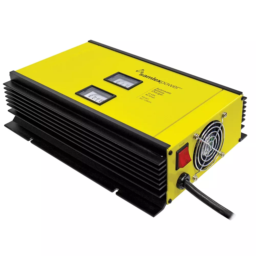 samlex-80a-battery-charger-12v-2-bank-3-stage-w-dip-switch-lugs Samlex 80A Battery Charger - 12V - 2-Bank - 3-Stage w/Dip Switch Lugs