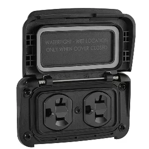 scanstrut-ventura-series-dual-ac-outlet Scanstrut Ventura Series Dual AC Outlet