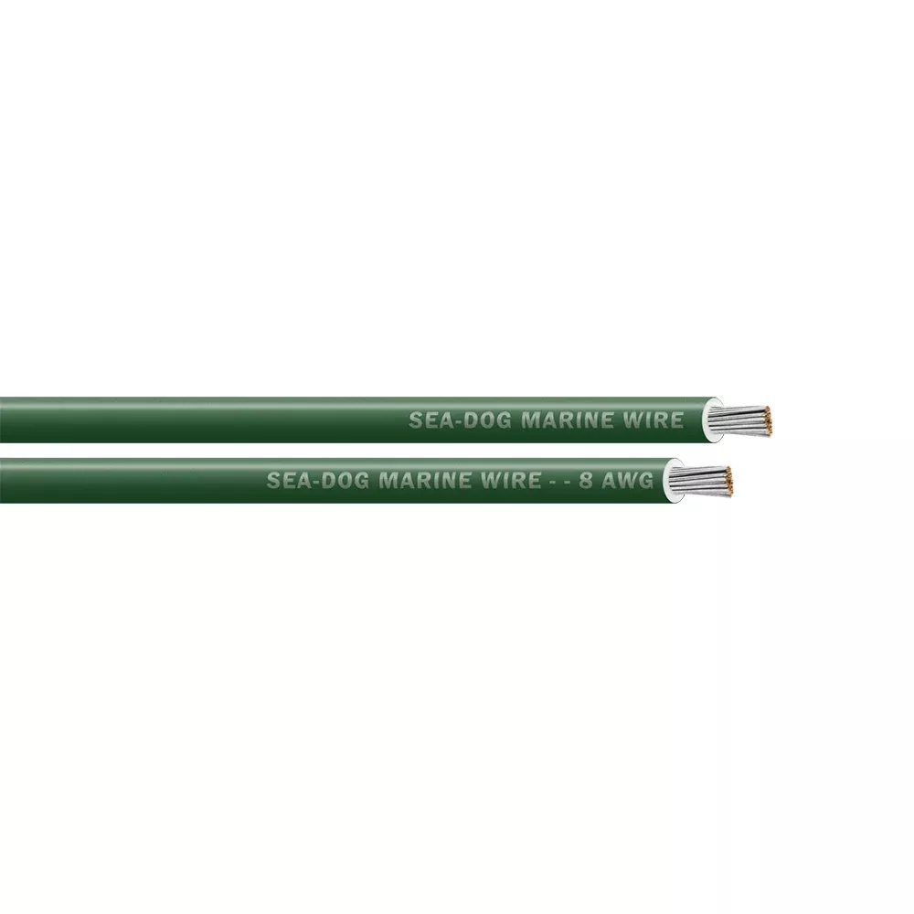 Sea-Dog 8 AWG Green Primary Wire - 100' [8008042]