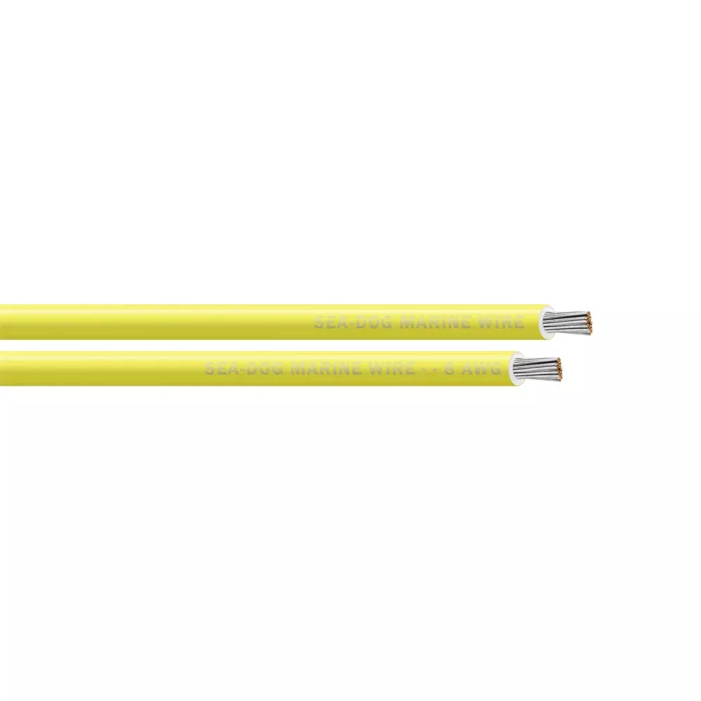 Sea-Dog 8 AWG Yellow Primary Wire - 1000' [8008039]