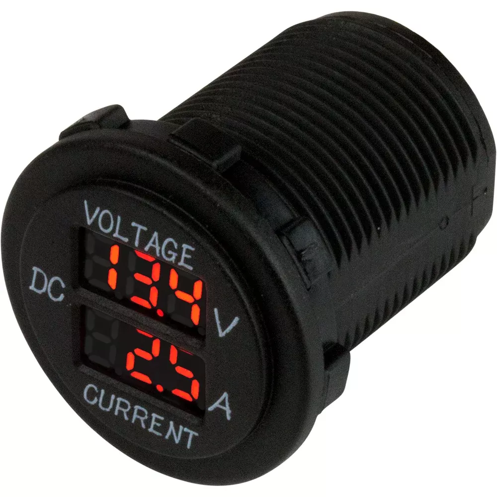 seadog-round-voltage-amp-meter-6v30v-0-amp-10-amp-meter-4216251 SeaDog Round Voltage Amp Meter 6V30V 0 Amp 10 Amp Meter 4216251