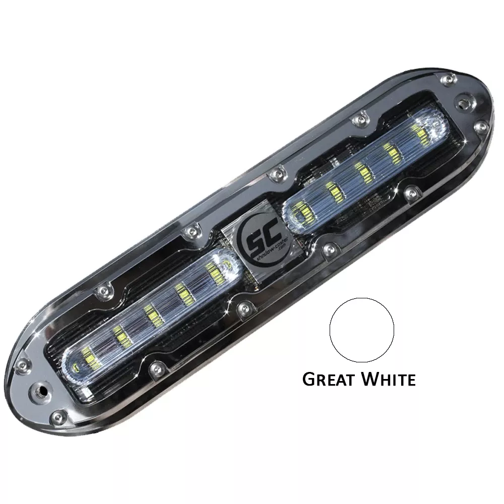 shadow-caster-scm-10-led-underwater-light-w-20-cable-stainless-steel-housing-whi Shadow-Caster - SCM-10 LED Underwater Light - w/20' Cable, Stainless Steel Housing, White