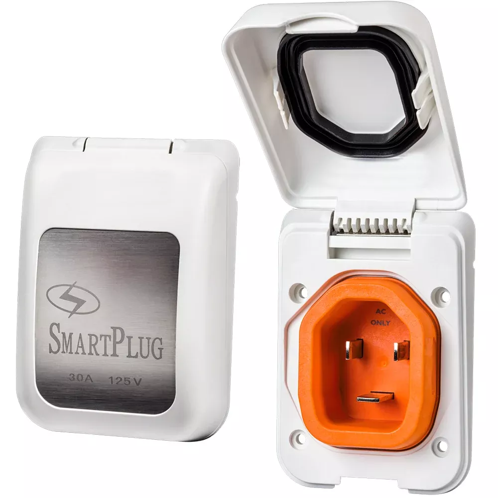 smartplug-30-amp-non-metallic-white-inlet-boat-amp-rv-side SmartPlug 30 Amp Non Metallic White Inlet - Boat & RV Side