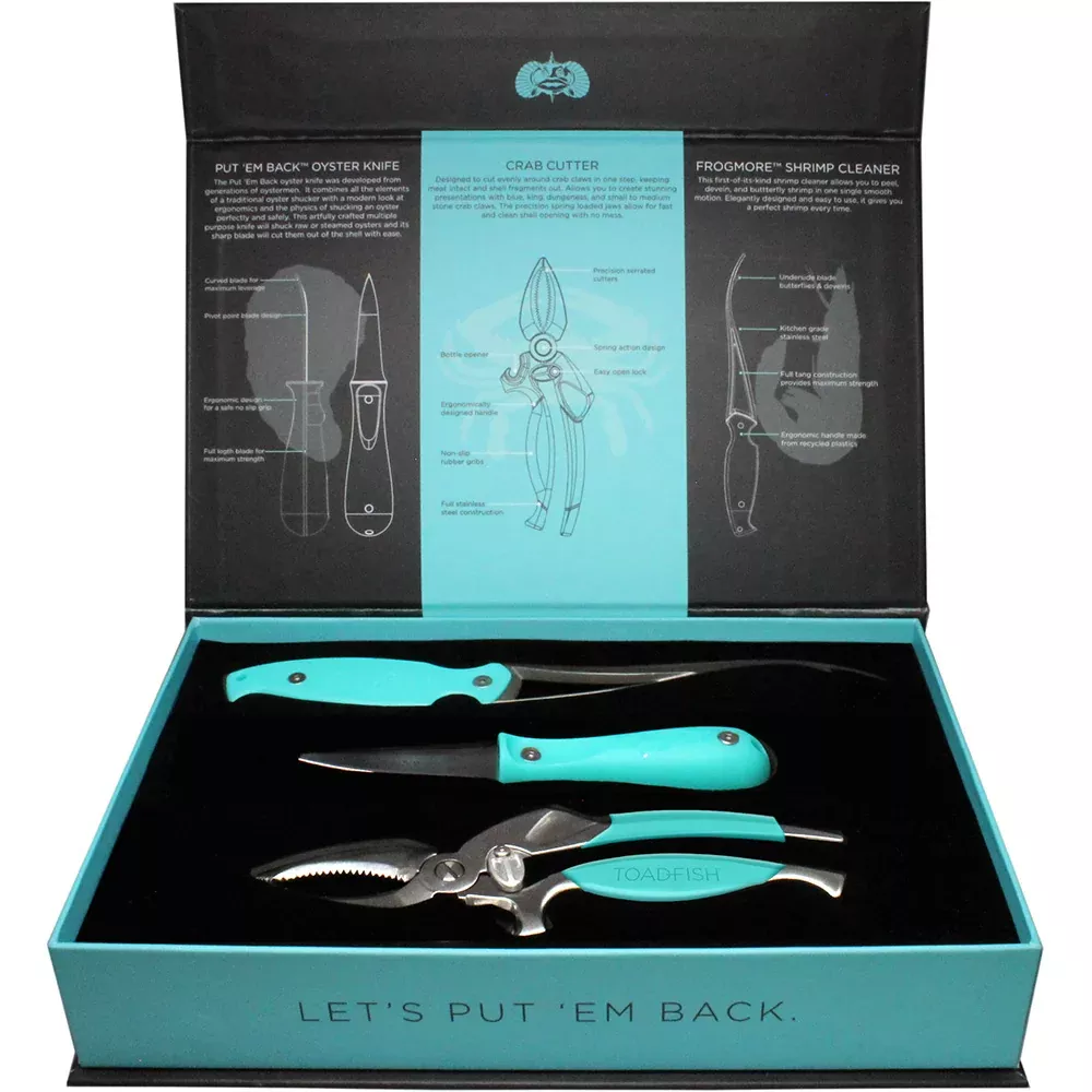 toadfish-coastal-kitchen-collection-oyster-knife-shrimp-cleaner-crab-cutter-1011 Toadfish Coastal Kitchen Collection - Oyster Knife, Shrimp Cleaner & Crab Cutter 1011