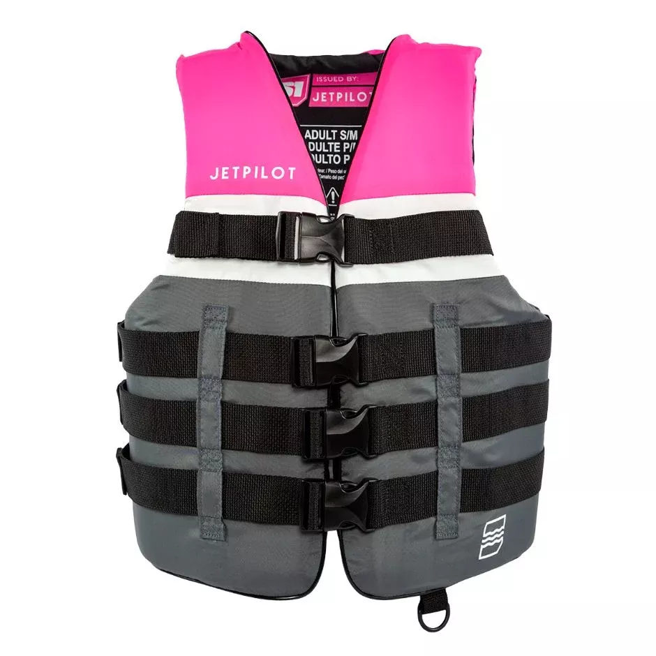 yamaha-men-s-jetpilot-s1-20215-nylon-4-buckle-pfd-ckle-pfd-pink-gray-xs Yamaha Men's Jetpilotâ S1 20215 Nylon 4-Buckle PFD CKLE-PFD-PINK-GRAY-XS