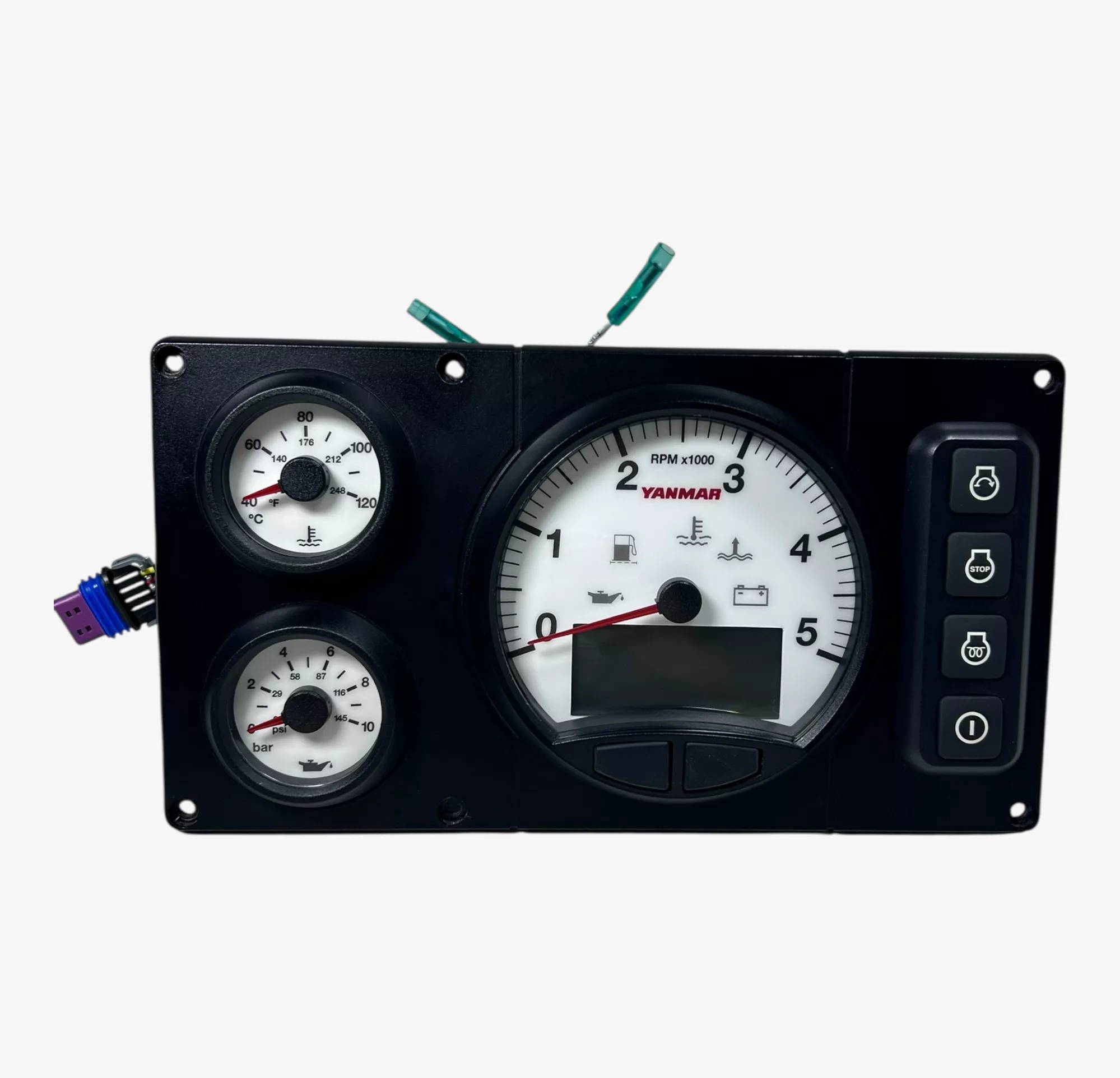 Yanmar 164100-30210, C30 Multi -Function Tachometer RPM Gauge Panel
