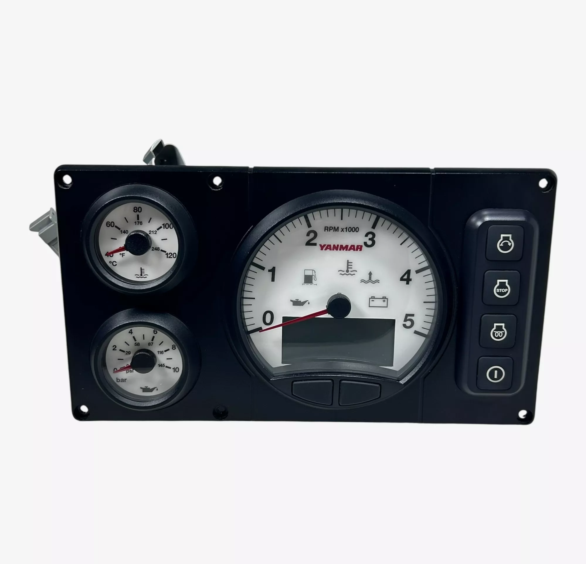 Yanmar 164100-30303, C30 Tachometer Gauge Switch Panel Assembly